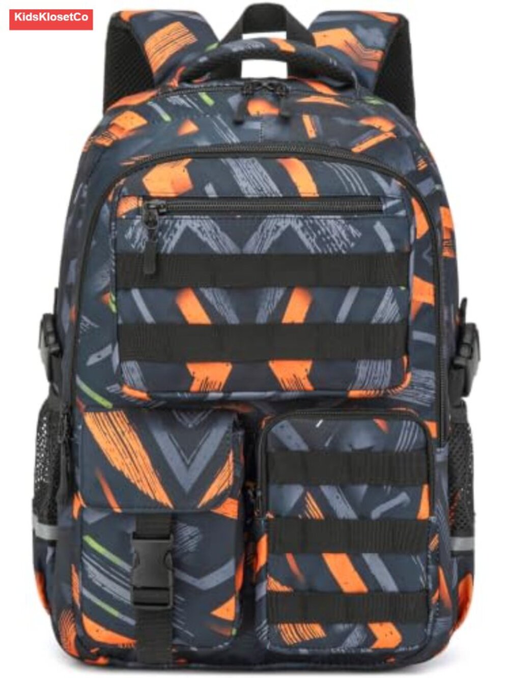 Kids School Backpack Lightweight Water Resistant Nylon Bookbag